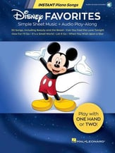Instant Piano Songs : Disney Favorites piano sheet music cover